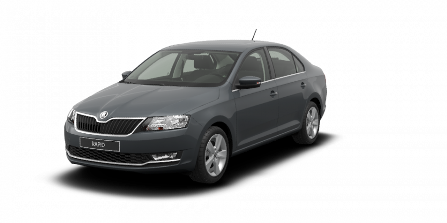 Škoda Rapid, 1,0 TSI 81 kW 6-stup. mech., barva šedá