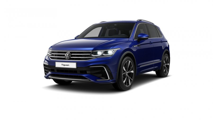 Volkswagen Tiguan, Tiguan R-Line 2,0 TDI 110 kW 4M 7DSG, barva modrá