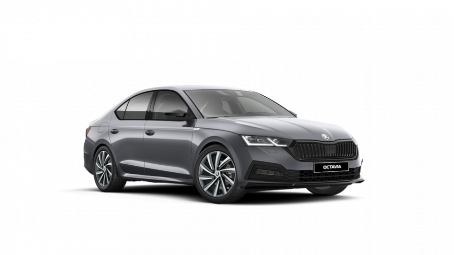 Škoda Octavia, 1,5 TSI 110 kW 6-stup. mech., barva šedá