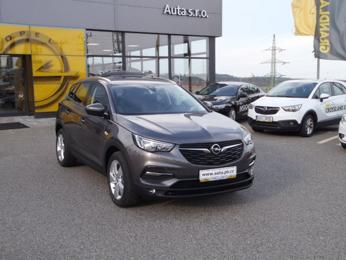 Opel Grandland X, Enjoy 1.2 Turbo, barva šedá