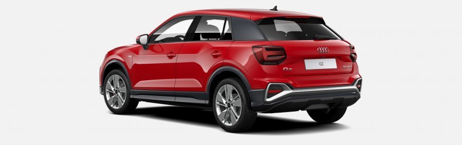 Audi Q2, Q2 S line 35 TFSI 110kW CoD, barva červená