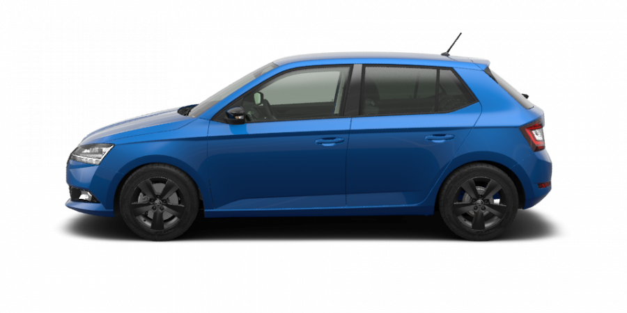 Škoda Fabia, 1,0 TSI 70 kW 5-stup. mech., barva modrá