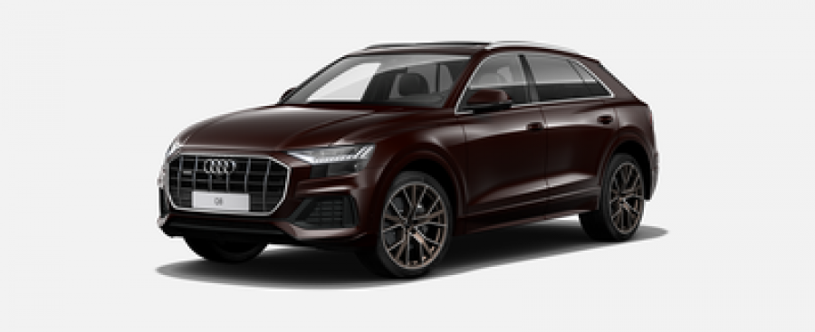 Audi Q8, 50 TDI 210 kW quattro, barva hnědá