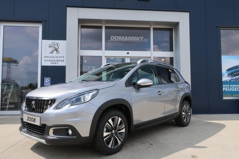 Peugeot 2008, ALLURE 1.2 PureTech 110 EAT6, barva šedá