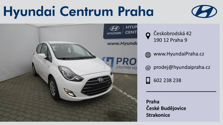 Hyundai ix20, 1,6i 92 kW (95 NAT) 6 st. man, barva bílá