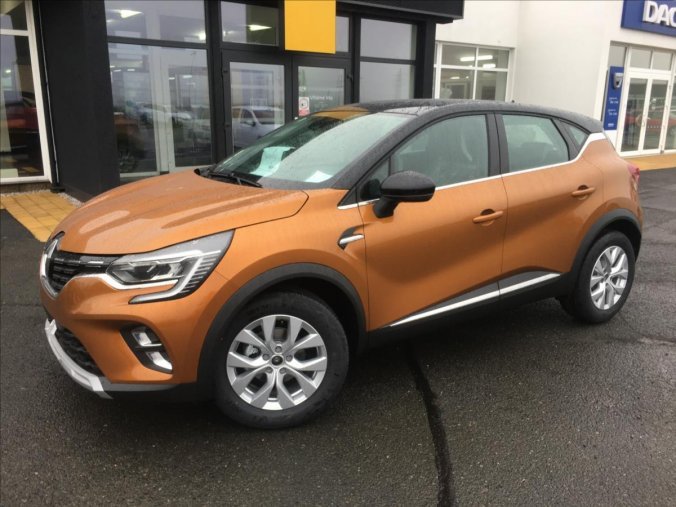 Renault Captur, 1,0 TCe 90  Intens, barva oranžová