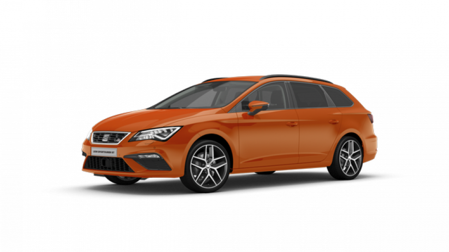 Seat Leon Sportourer, ST FR 2,0 TSI 190k DSG, barva oranžová