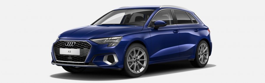 Audi A3, A3 Spb Advanced 35 TFSI CoD 110kW, barva modrá