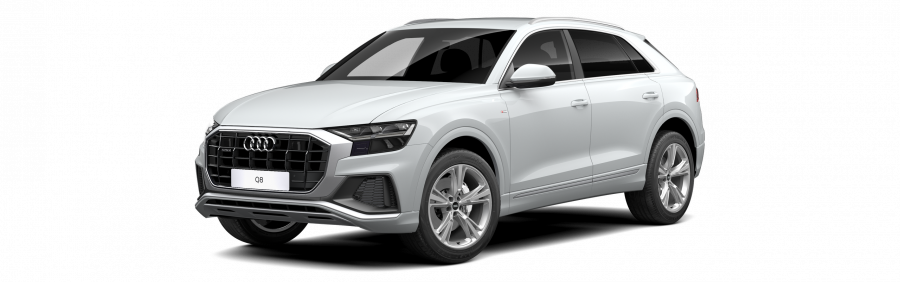 Audi Q8, Q8 50 TDI quattro, barva bílá