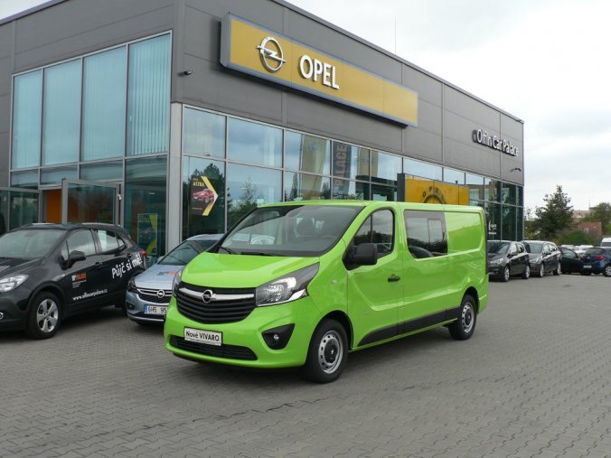 Opel Vivaro, Crew Van 6 míst L2H1 92kW, barva zelená