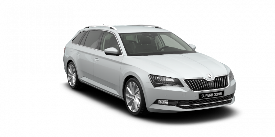 Škoda Superb, 2,0 TDI 140 kW 7-stup. automat., barva bílá