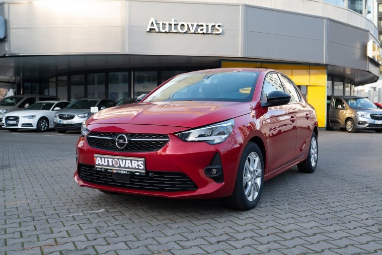 Opel Corsa, Elegance 1,2T 96kW/130k AT8, barva červená