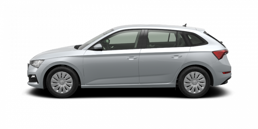 Škoda Scala, 1,0 TSI 81 KW 6-stup. mech., barva stříbrná