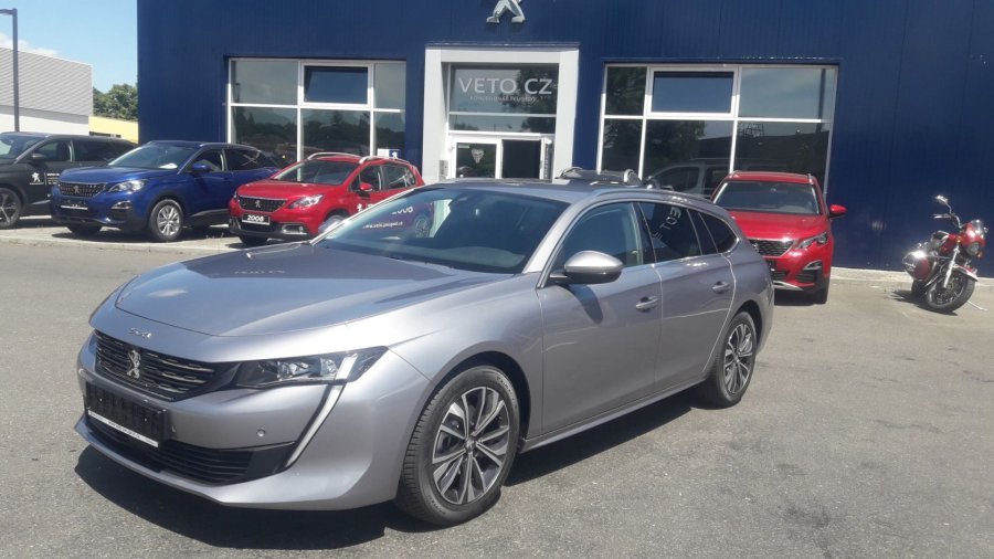 Peugeot 508, SW ALLURE PT 180k EAT8, barva šedá