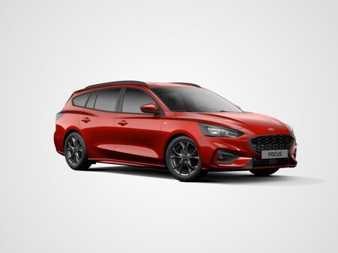 Ford Focus, 1.5 EcoBoost, barva červená