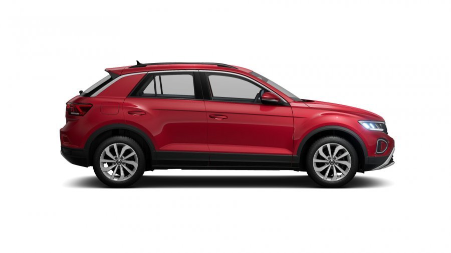 Volkswagen T-Roc, T-Roc Life 1,5 TSI 110 kW 7DSG, barva červená