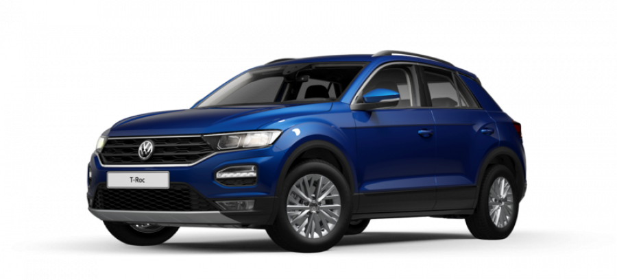 Volkswagen T-Roc, Design 1,5 TSI ACT 6G, barva modrá