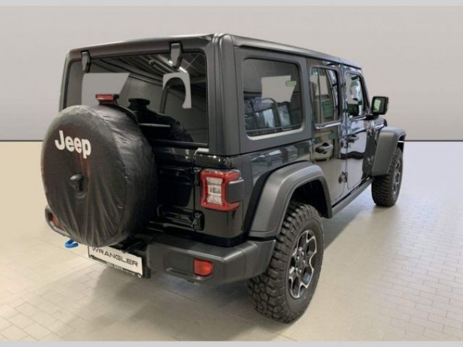 Jeep Wrangler, 2.0T 4xe PHEV 380k 8AT Rubicon, barva černá