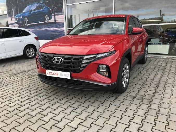 Hyundai Tucson, 1,6 T-GDi 110 kW (95 NAT) 6 st. man, barva červená