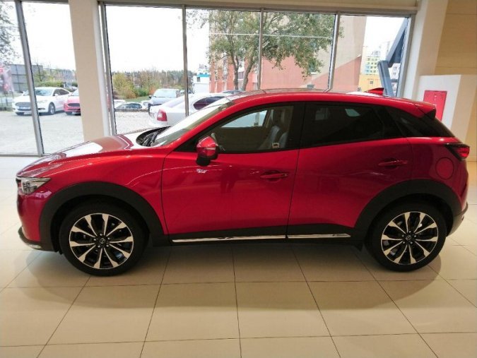 Mazda CX-3, 2.0i 121k - k odběru od srpna 2019, barva červená