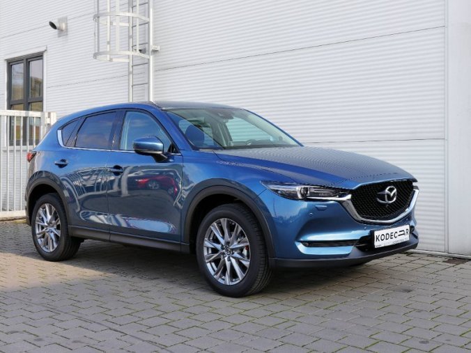 Mazda CX-5, 2,5 Skyactiv-G 194k/143kW AT, barva modrá