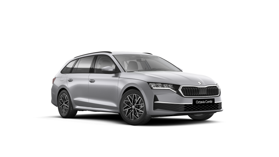 Škoda Octavia, 1,5 TSI m-HEV 110 kW 7-stup. automat., barva stříbrná