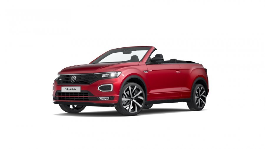 Volkswagen T-Roc, T-Roc Cabriolet R-Line 1,5 TSI ACT 7DSG, barva červená