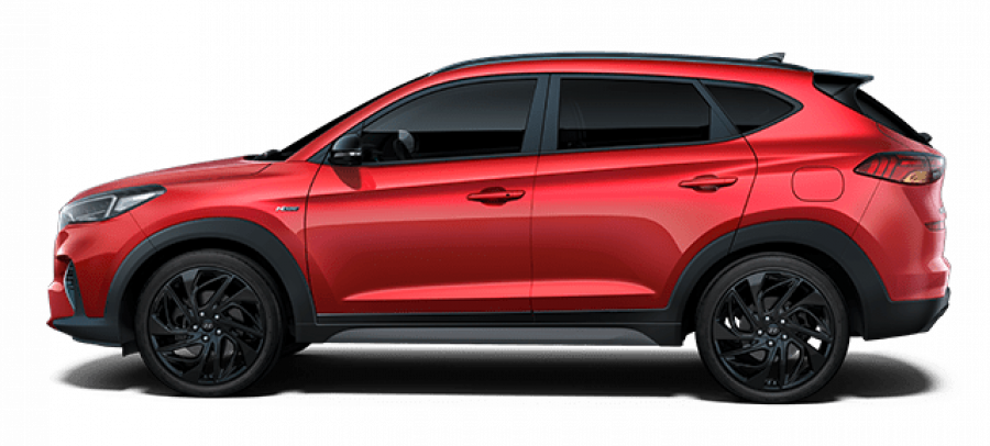 Hyundai Tucson, 2,0 CRDi 136 kW (diesel) 8 st. aut 4×4, barva červená