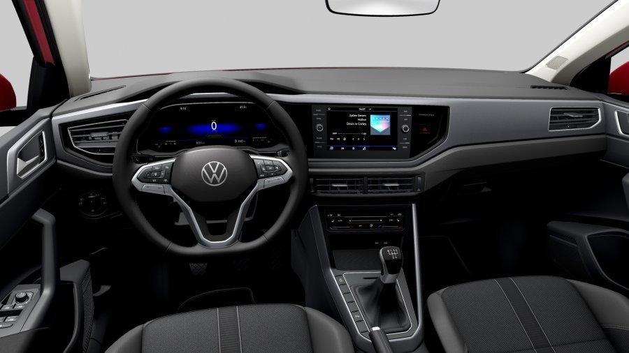 Volkswagen Polo, Polo Style 1,0 TSI 5G, barva červená