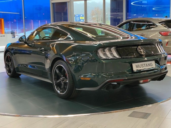 Ford Mustang, liftback, MUSTANG V8 BULLITT Fastback 5,0 BULLITT 338 kW / 460 k, barva zelená