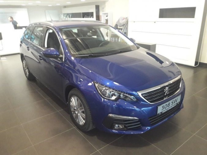 Peugeot 308, SW ALLURE 1.5 BlueHDi 100 S&S MAN6 - 2559, barva modrá