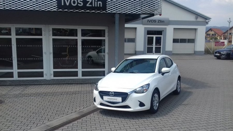 Mazda 2, 1,5 75k, barva bílá