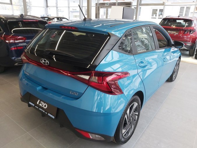 Hyundai i20, hatchback, Nová Comfort 1,2i 62 kW, barva modrá