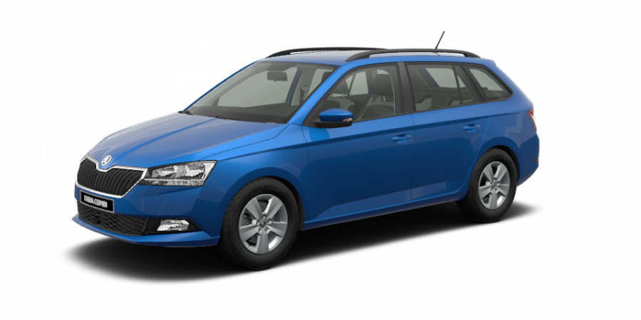 Škoda Fabia, 1,0 TSI 70 kW 5-stup. mech., barva modrá