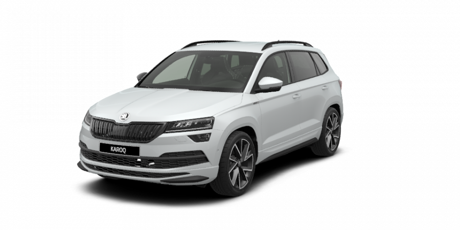 Škoda Karoq, 2,0 TSI 140 kW 7-stup. automat. 4x4, barva bílá