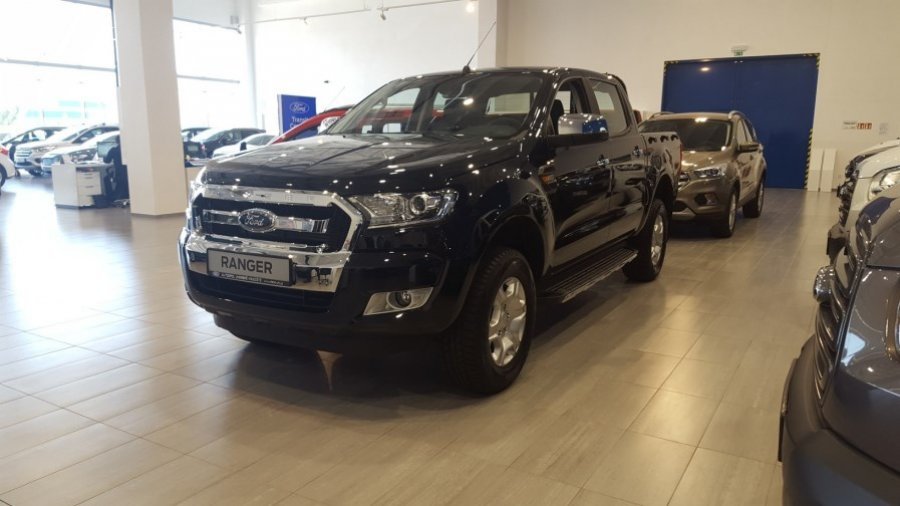 Ford Ranger, Double Cab XLT, Dvojkabina, 2.2 TDCi 118 kW/160 k, 6st. manuální, 4WD, barva černá