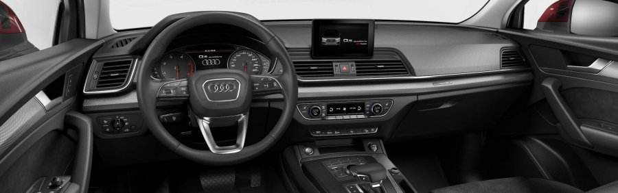 Audi Q5, Q5 Design 40 TDI 140 kW q, barva červená