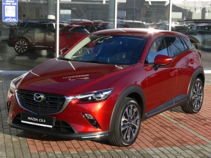 Mazda CX-3, 2.0 Skyactiv G121 + NAVI, barva červená