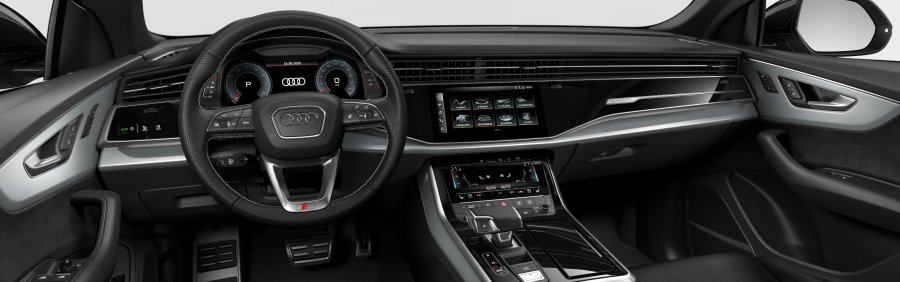 Audi Q8, Q8 50 TDI quattro, barva bílá