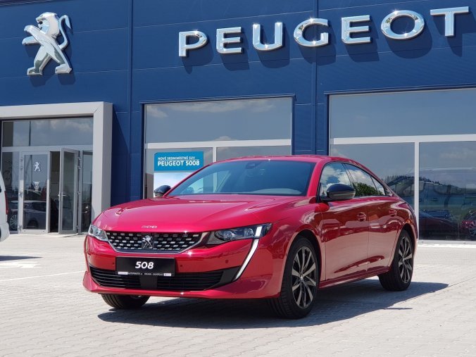 Peugeot 508, GT LINE PureTech 180 S&S EAT8, barva červená