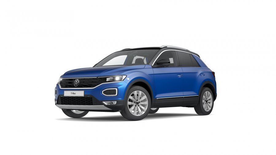 Volkswagen T-Roc, T-Roc Sport 1,5 TSI ACT 7DSG, barva modrá