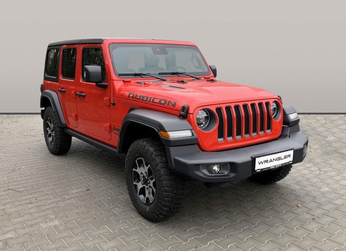 Jeep Wrangler, 2.2 CRD Rubicon 8ATX, barva červená