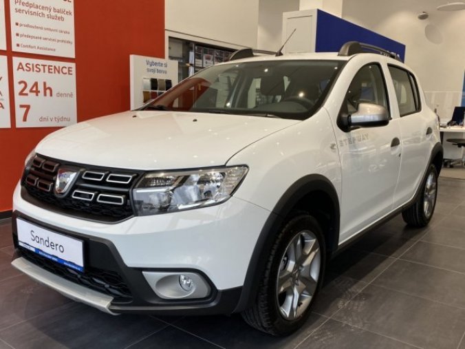 Dacia Sandero, SCe 54kW/73k Stepway Open, barva bílá