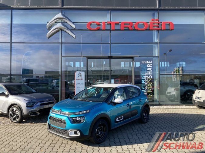 Citroën C3, Citroën C3 Feel Pack 1.2 Puretech 83 MAN, barva modrá