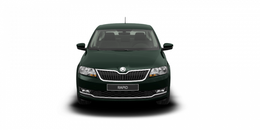 Škoda Rapid, 1,0 TSI 81 kW 6-stup. mech., barva zelená