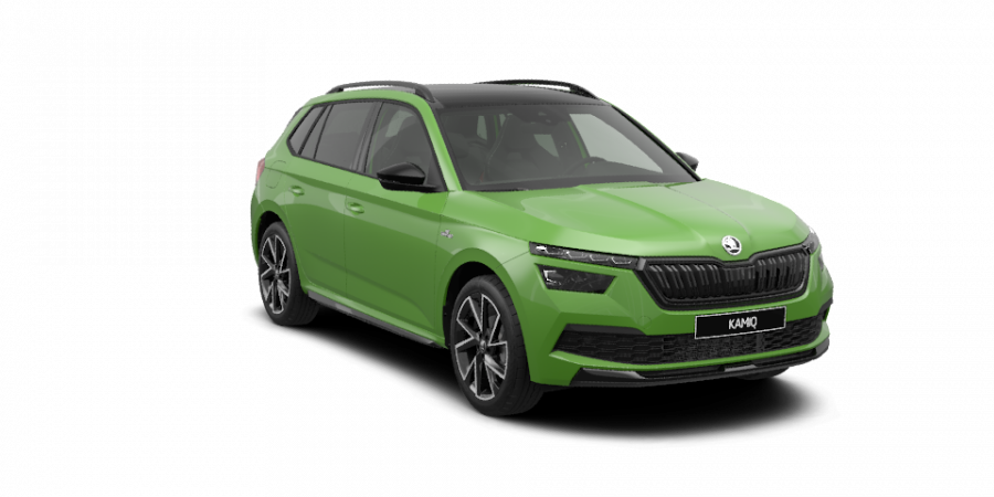 Škoda Kamiq, 1,5 TSI 110 kW 6-stup. mech., barva zelená