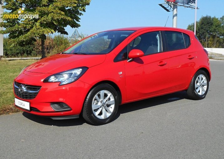 Opel Corsa, 1.2 16V Enjoy 5dv, barva červená