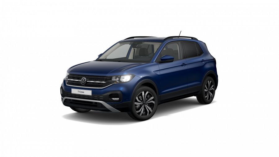 Volkswagen T-Cross, T-Cross Life 1,0 TSI 70 kW 5G, barva modrá