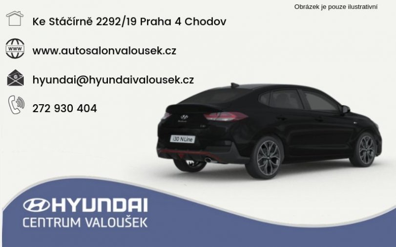 Hyundai i30, 1,4 T-GDI 103 kW (95 NAT) 7 st. DCT, barva modrá