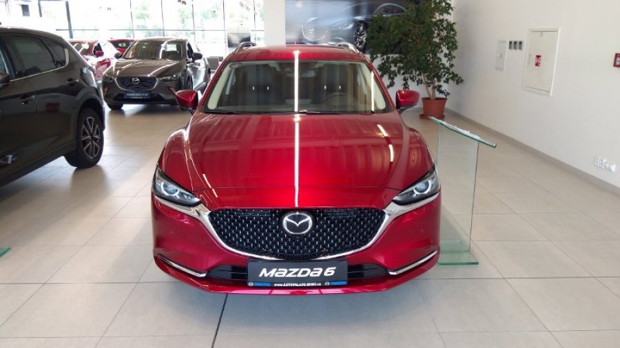 Mazda 6, 2.5i 194k, barva červená